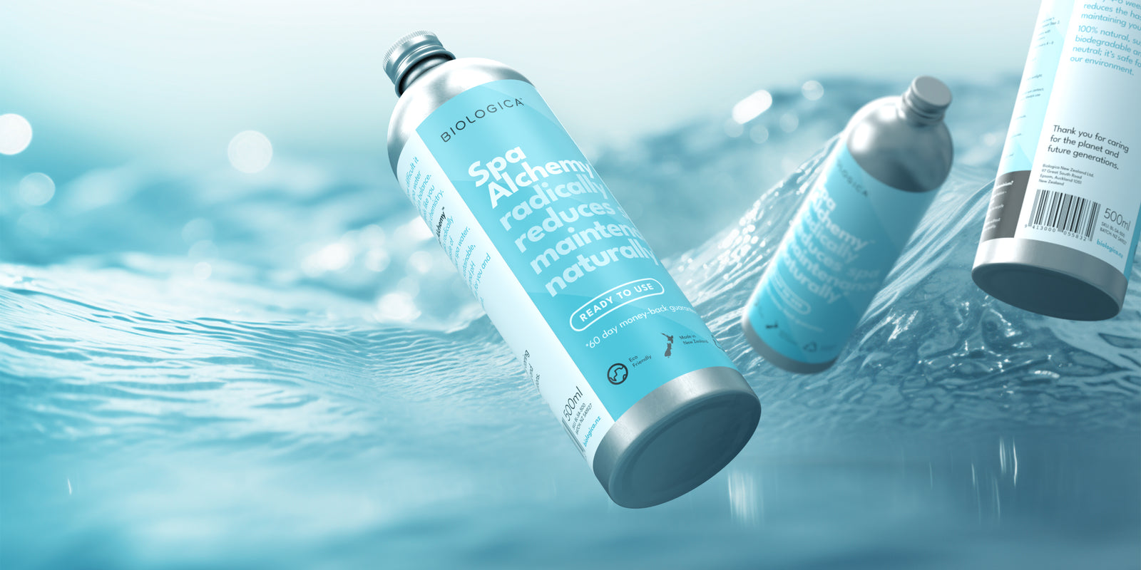 Biologica Spa Alchemy™ in 500ml bottles