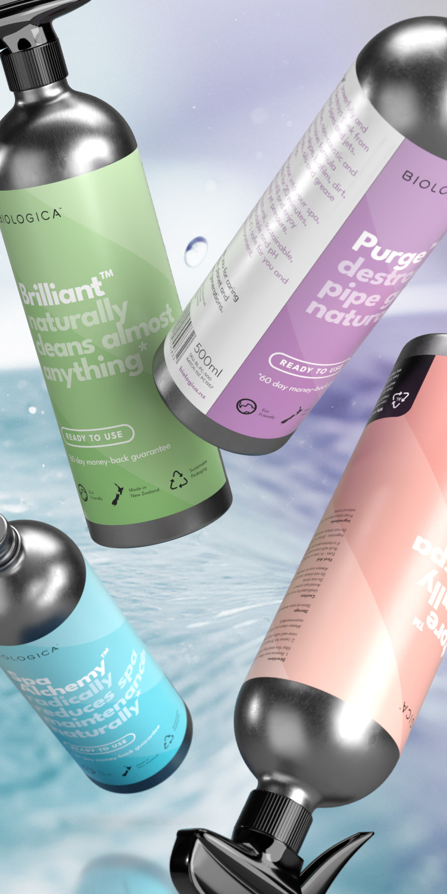 Biologica™ Natural Water Cleaning Products